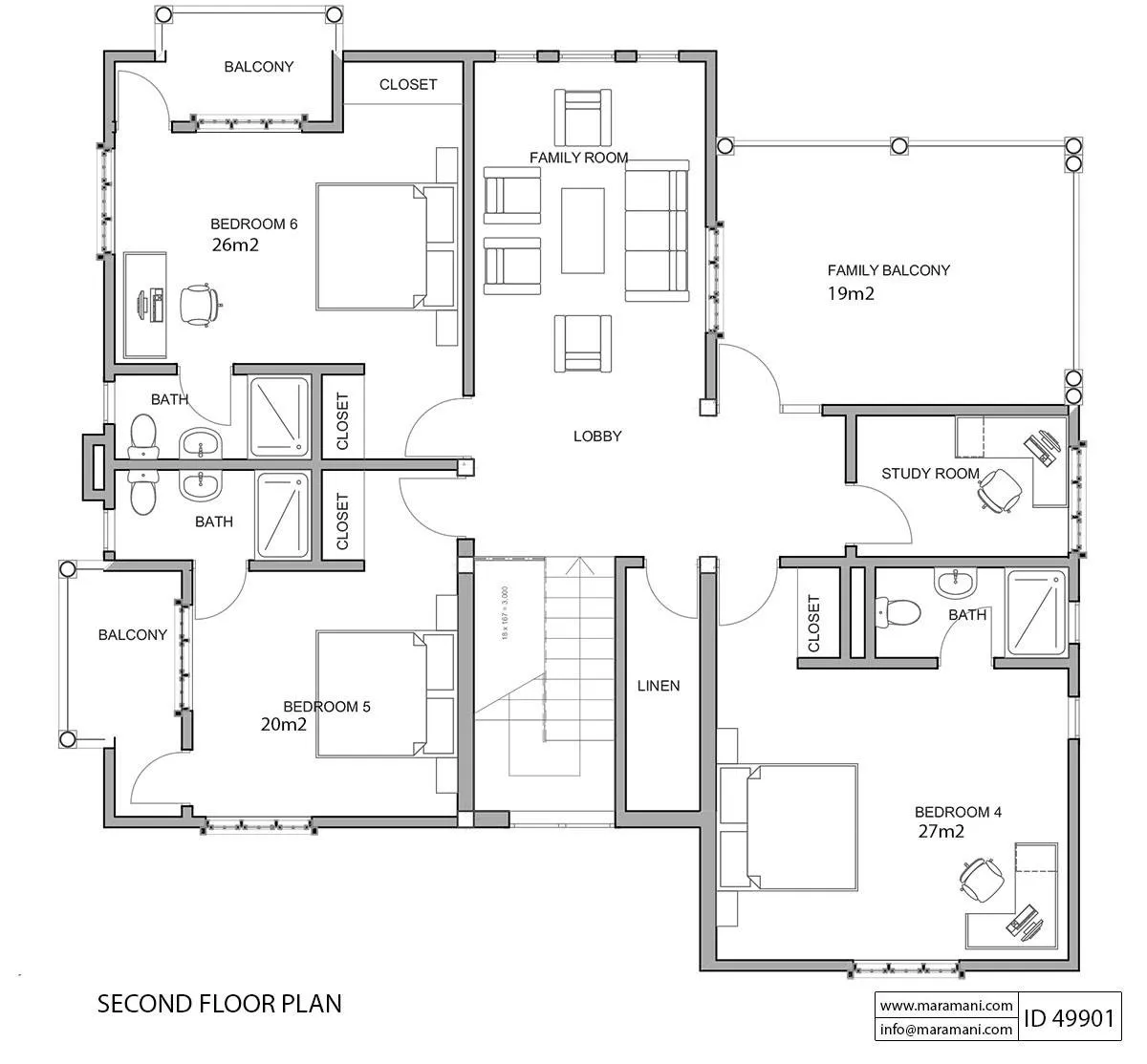 9 Bedroom House Design - ID 49901