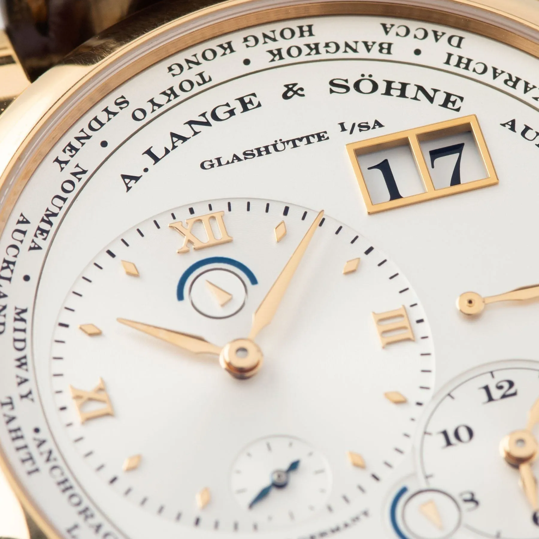 A. Lange & Söhne Lange 1 Time Zone Pink Gold