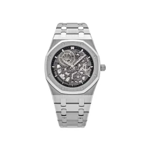 Audemars Piguet Royal Oak 16204BC.OO.1240BC.01 'Jumbo' Extra-Thin Openworked White Gold