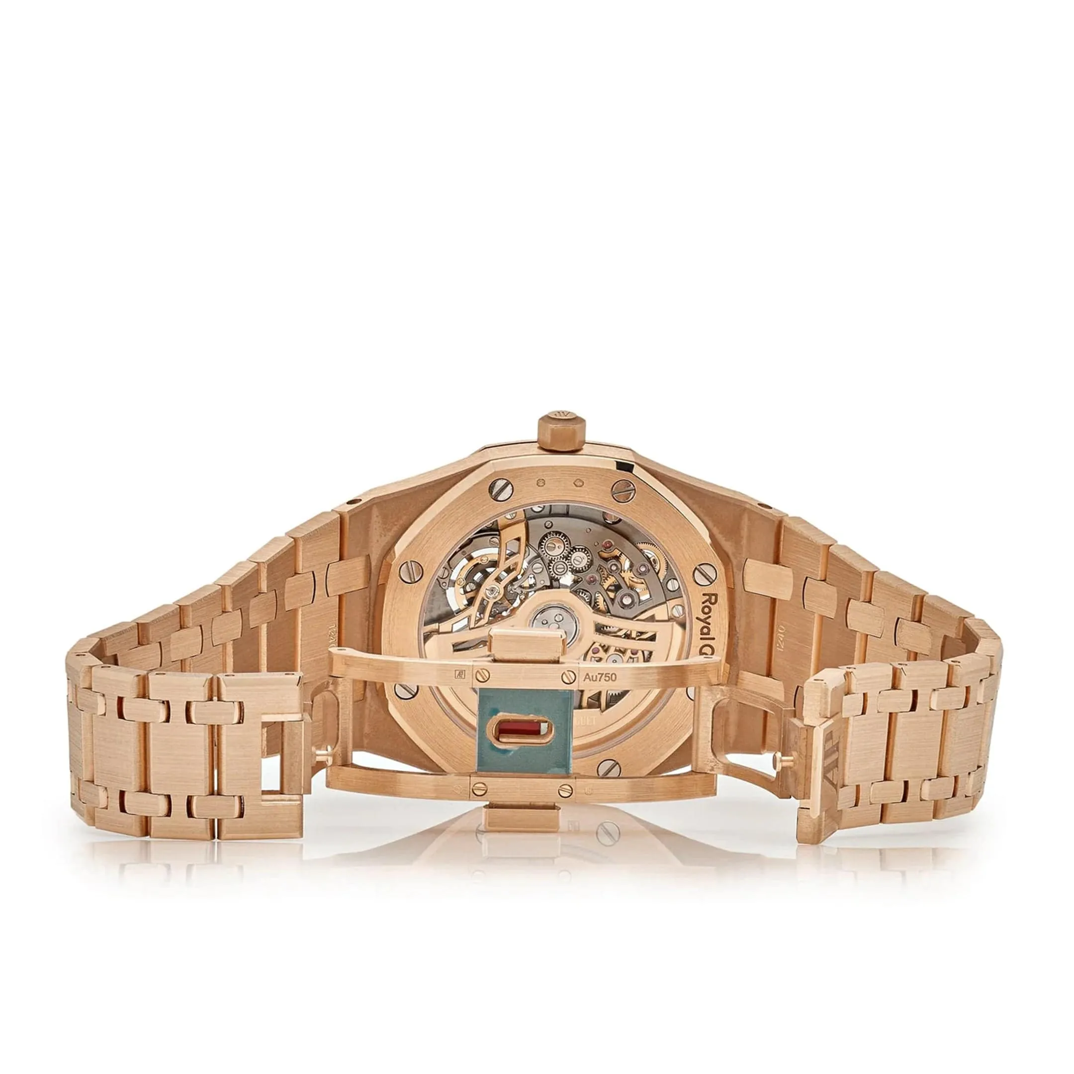 Audemars Piguet Royal Oak 16204OR.OO.1240OR.03 Openworked 'Jumbo' Extra-Thin Rose Gold