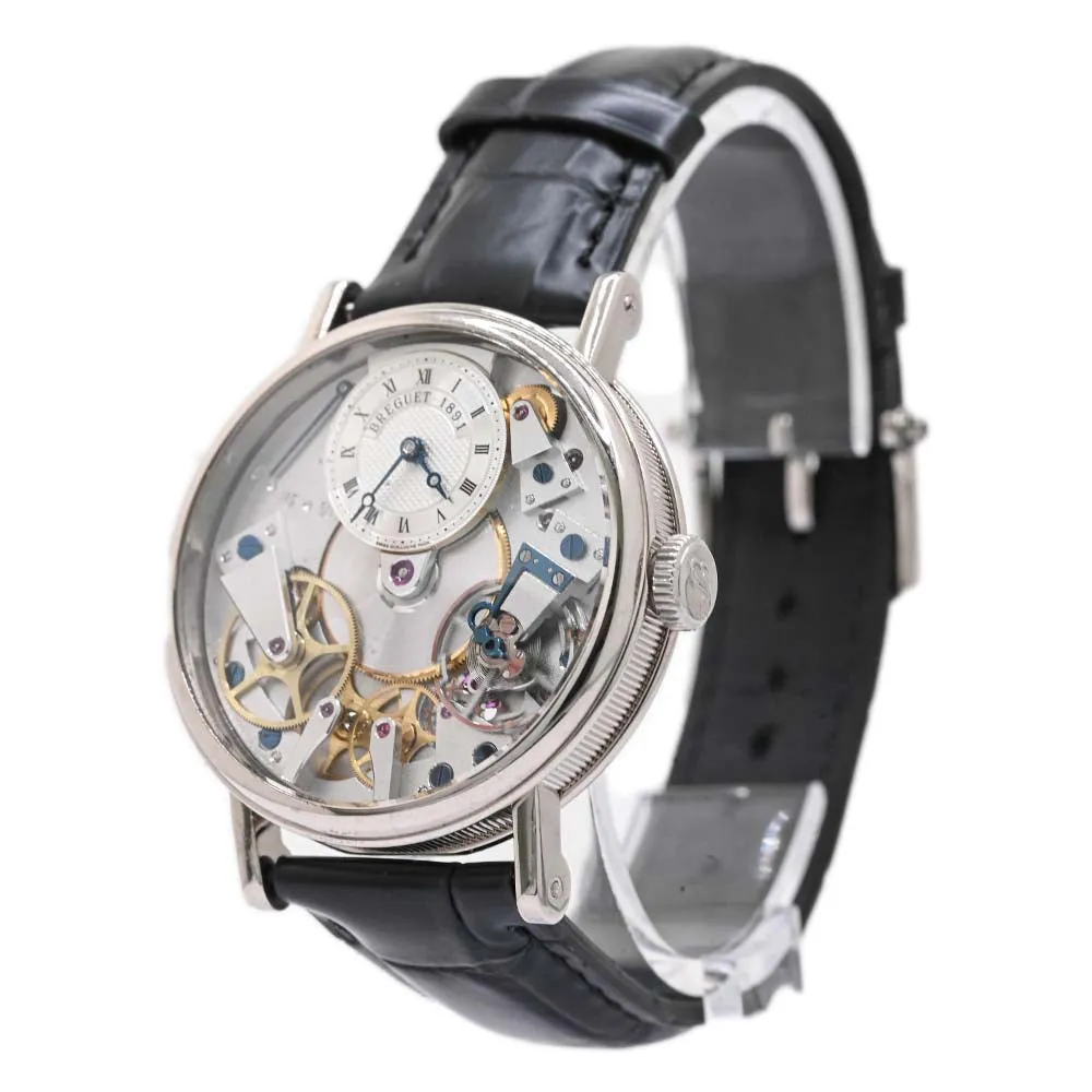 Breguet Men's Tradition White Gold 37mm Full Skeleton Dial Reference #: 7027BB/11/9V6