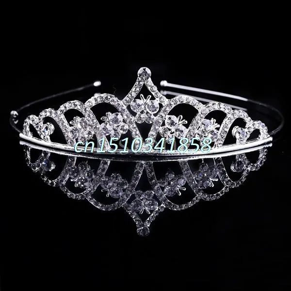 Bridal Wedding Hair Accessories Crystal Rhinestone Crown Headband Stunning Crystal Tiara Wedding Crown Children Tiaras Headband