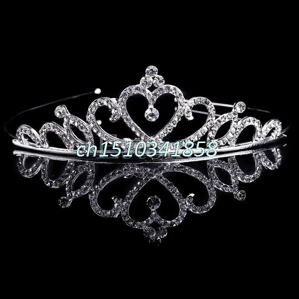 Bridal Wedding Hair Accessories Crystal Rhinestone Crown Headband Stunning Crystal Tiara Wedding Crown Children Tiaras Headband