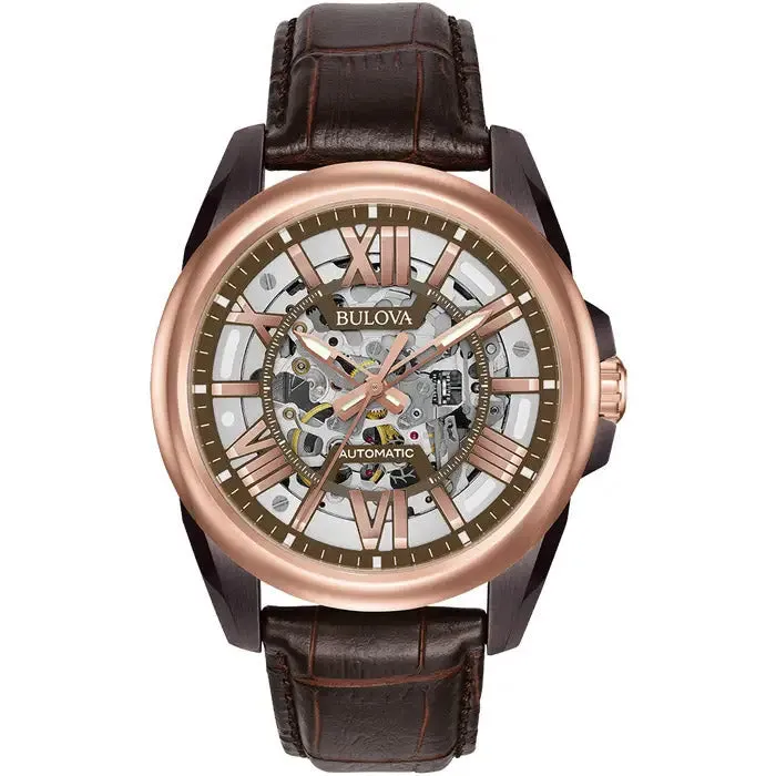 Bulova Sutton Classic Men's Rose Gold Watch 98A165