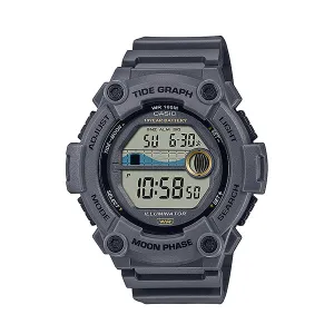 Casio Tide Graph Moon Phase Grey Digital Watch