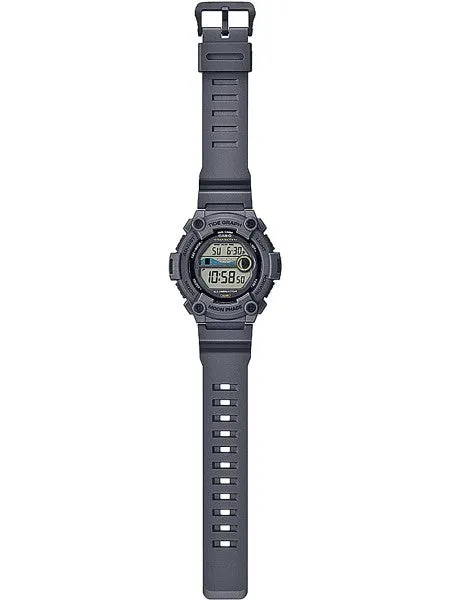 Casio Tide Graph Moon Phase Grey Digital Watch