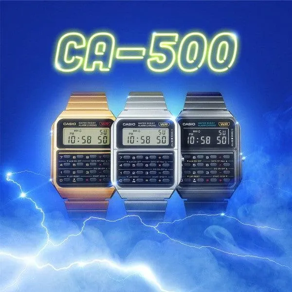 Casio Vintage Collection Digital Watch CA500WEG-1AVT Gold