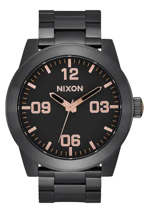 Corporal Stainless Steel - All Black / Rose Gold