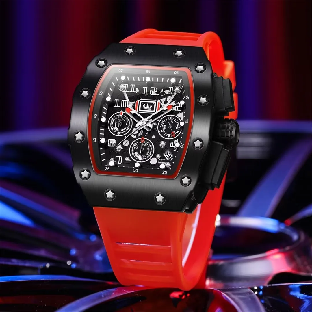 CrocBold Silicone Strap Men's Watch