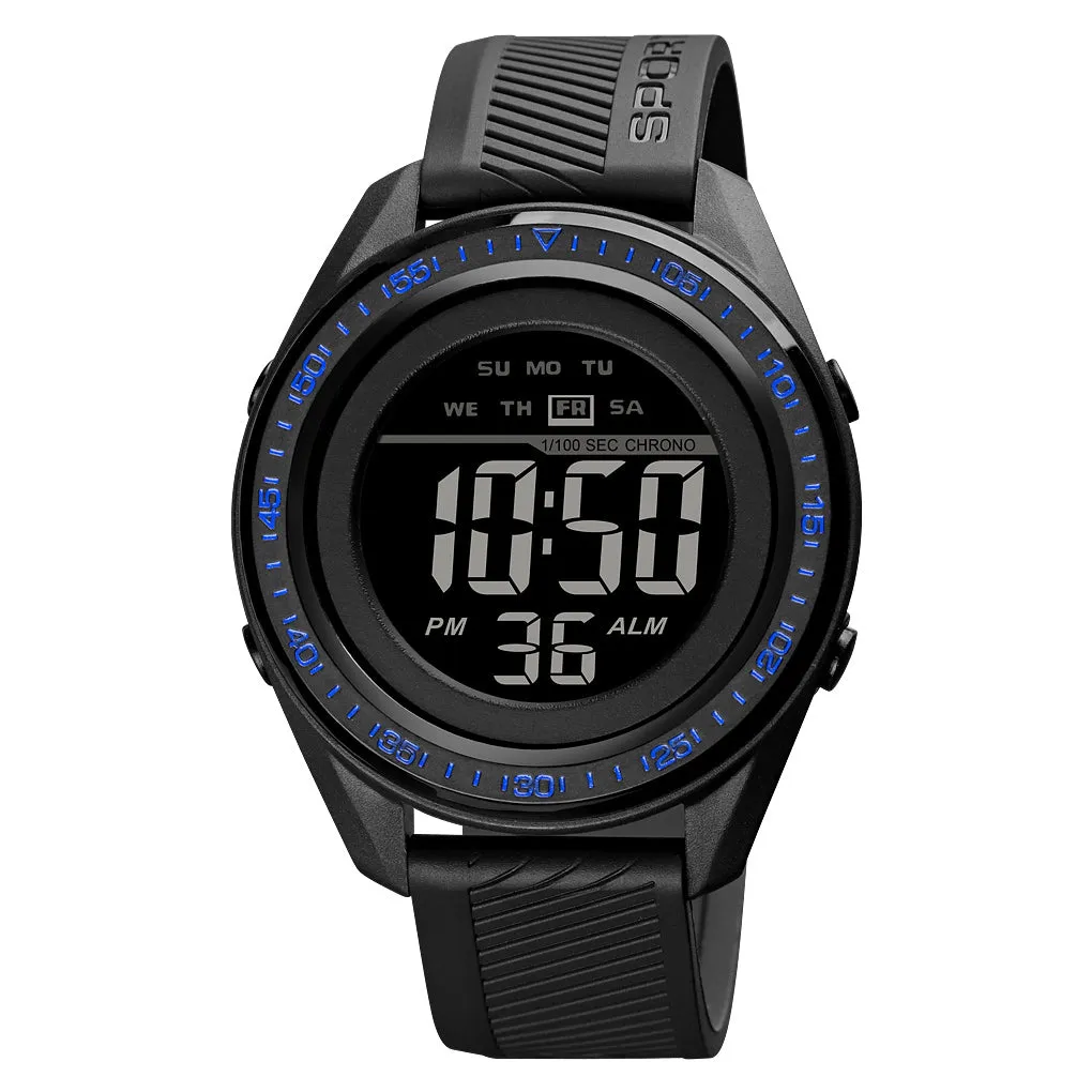 Fashion outdoor digital display waterproof luminous watch W2316838