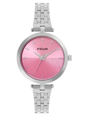 French Connection Analog Pink Dial Women's Watch-FK00029C