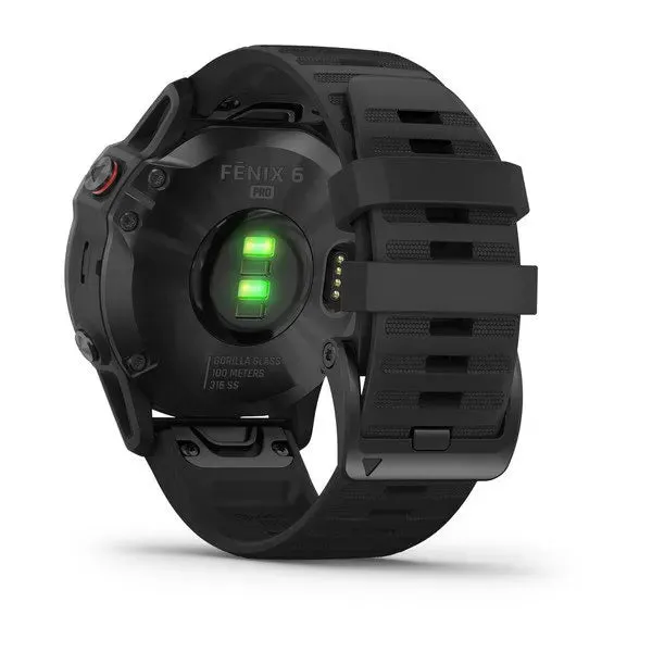 Garmin Fenix 6- Black with Black Band