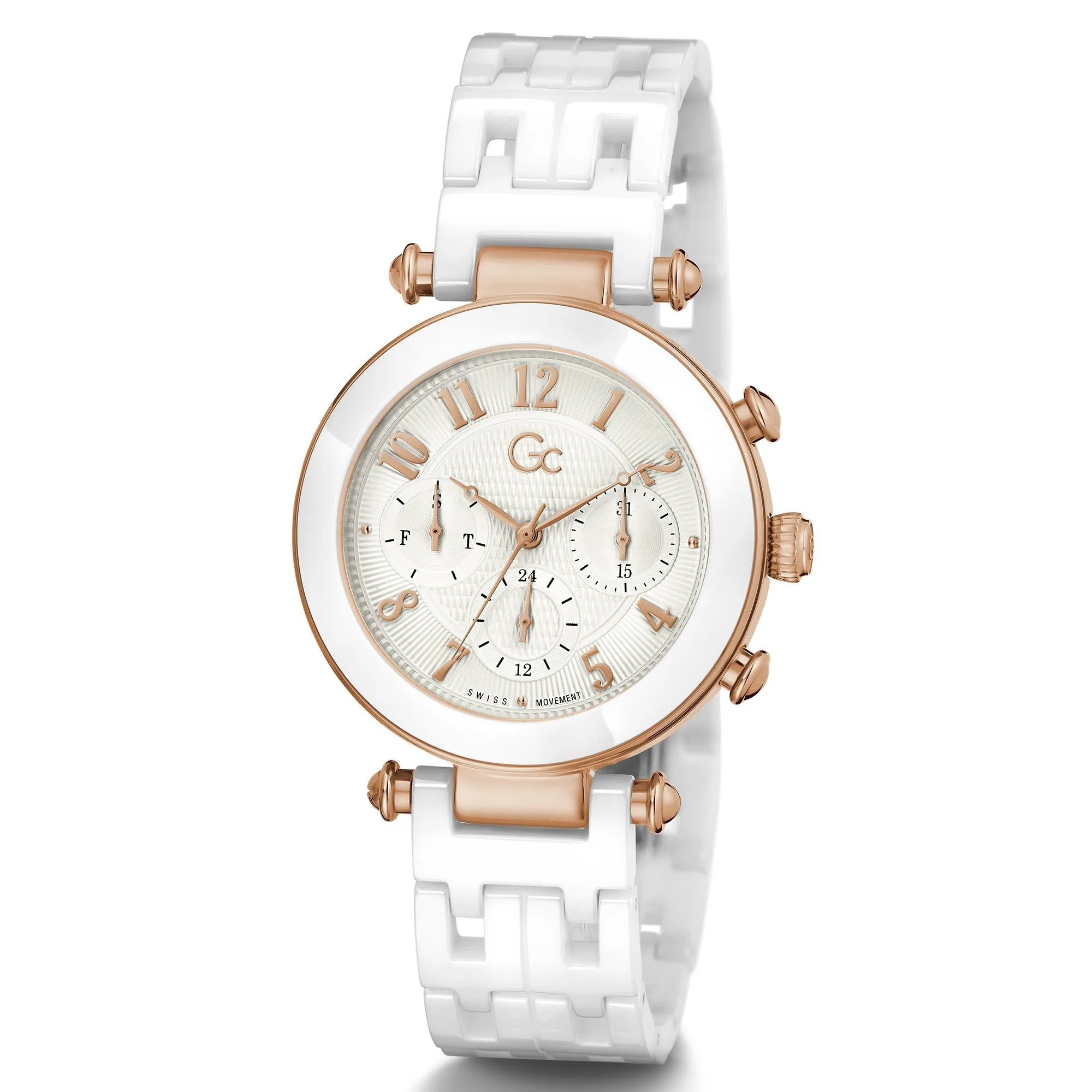 Gc PrimeChic Ladies Silver Watch Y65001L1MF