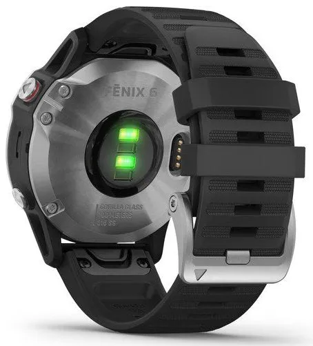 GRM Watch Fenix 6 Silver With Black Band