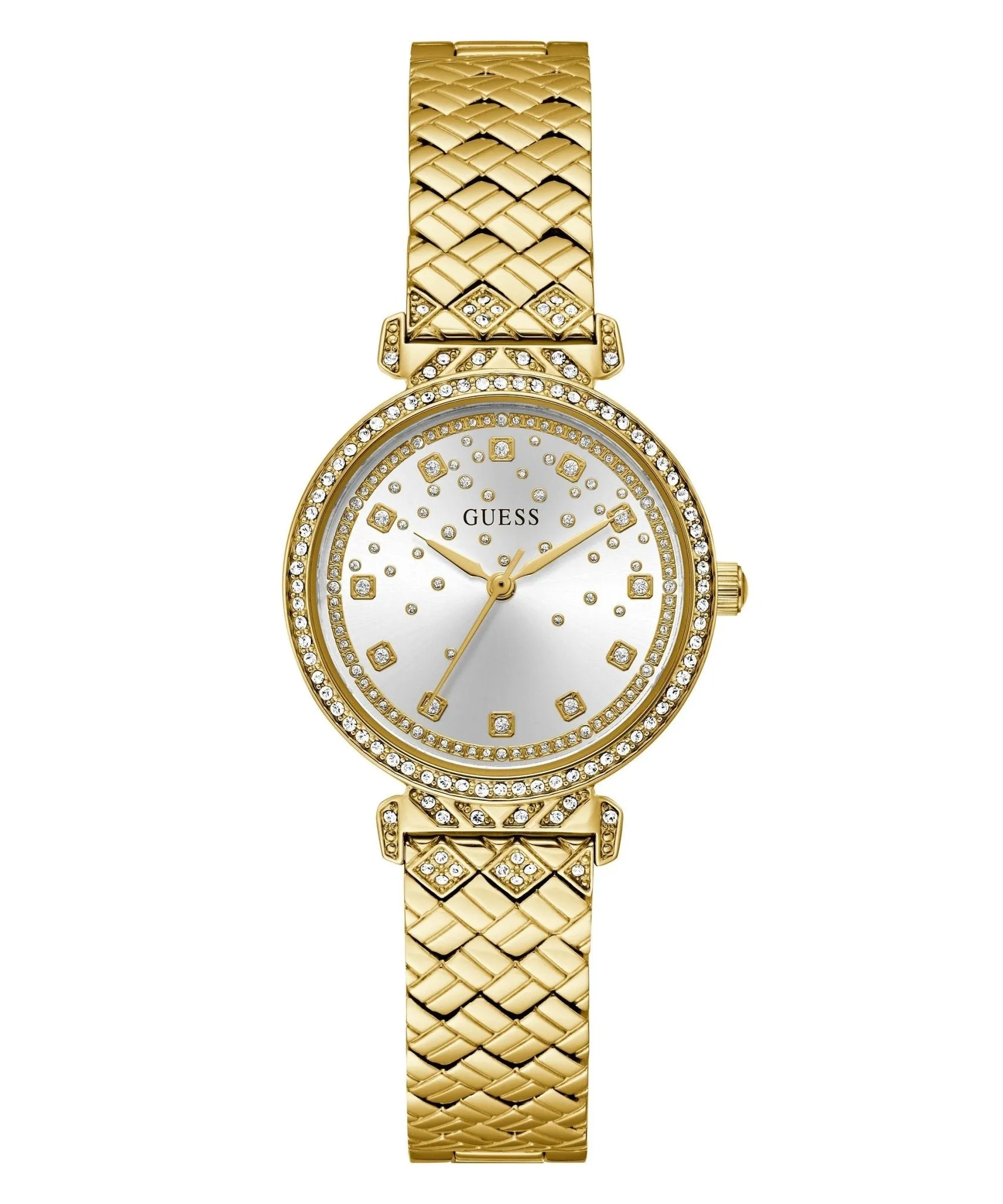 Guess Ladies Enchantment Gold Tone Recycled Steel Watch GW0763L2