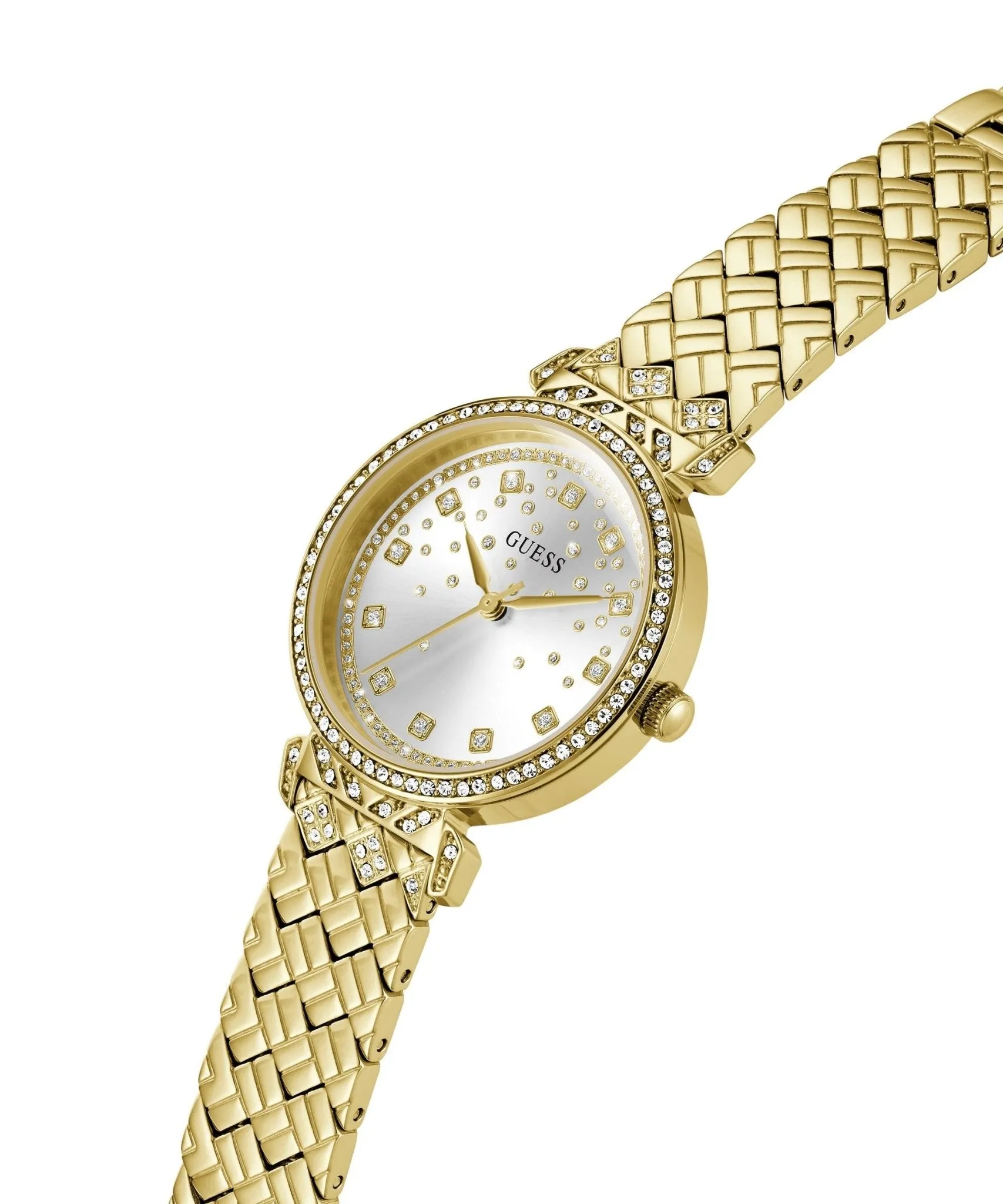 Guess Ladies Enchantment Gold Tone Recycled Steel Watch GW0763L2