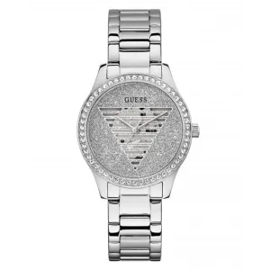 Guess Ladies Lady Idol Silver Tone Watch GW0605L1