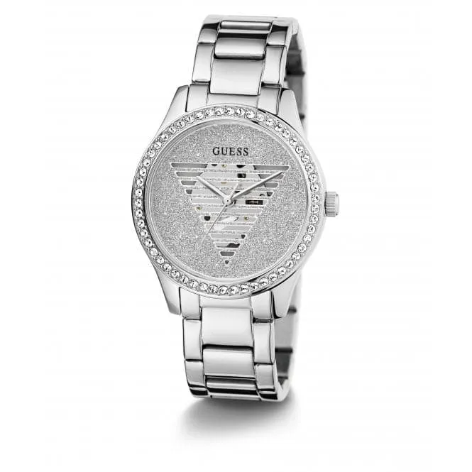 Guess Ladies Lady Idol Silver Tone Watch GW0605L1