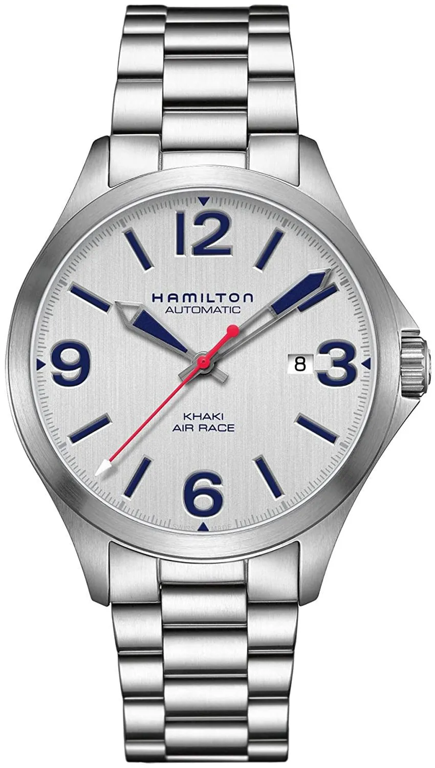 Hamilton Khaki Aviation Air Race Stainless Steel Automatic Mens Watch Date H76525151