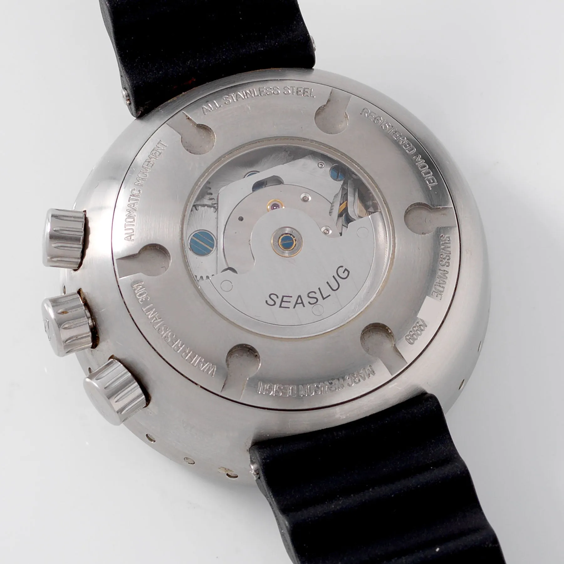 Ikepod Seaslug Alarm day-date World Timer