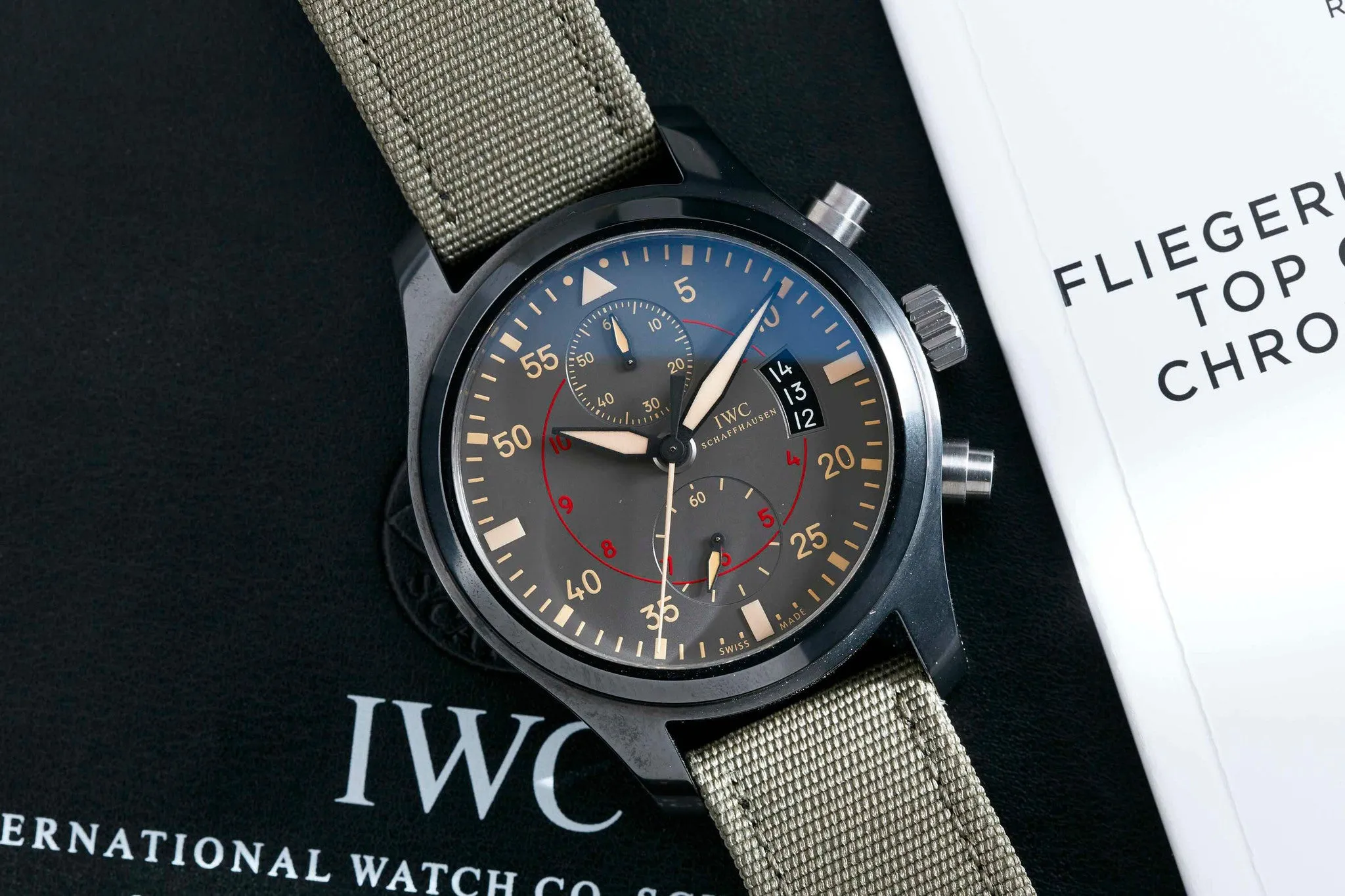 IWC Fliegeruhr 'Top Gun' Chronograph