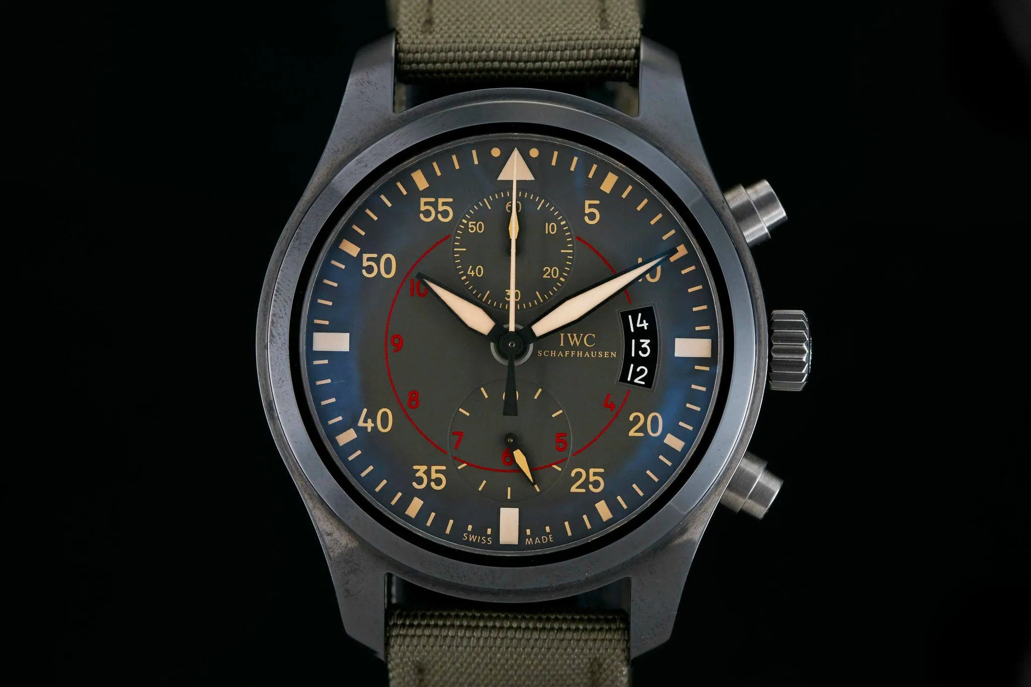 IWC Fliegeruhr 'Top Gun' Chronograph