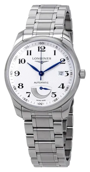 Longines Master Collection Power Reserve Automatic Stainless Steel Silver Dial Date Mens Watch L2.908.4.78.6