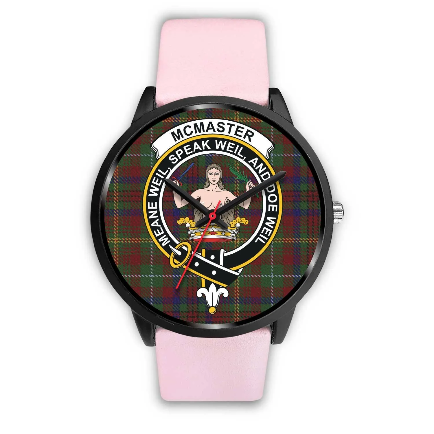 McMaster Clan Badge Tartan Black Watch