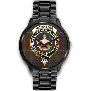 McMaster Clan Badge Tartan Black Watch