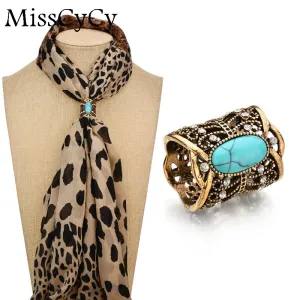 MissCyCy  Cameo Scarf Clip Vintage Brooch Hollow Butterfly Rhinestone Brooches Women Metal Brosh