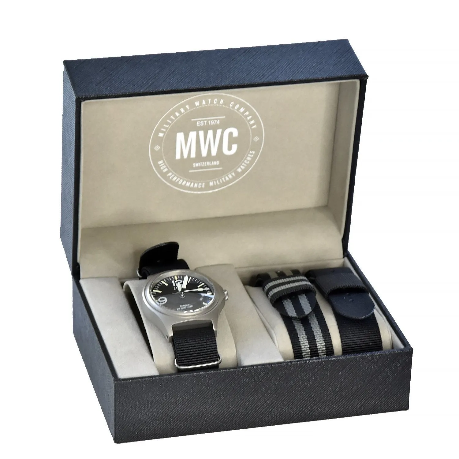 MWC 45th Anniversary Limited Edition Titanium Military Watch with Tritium GTLS, 300m Water Resistant, 10 Year Battery Life and Sapphire Crystal