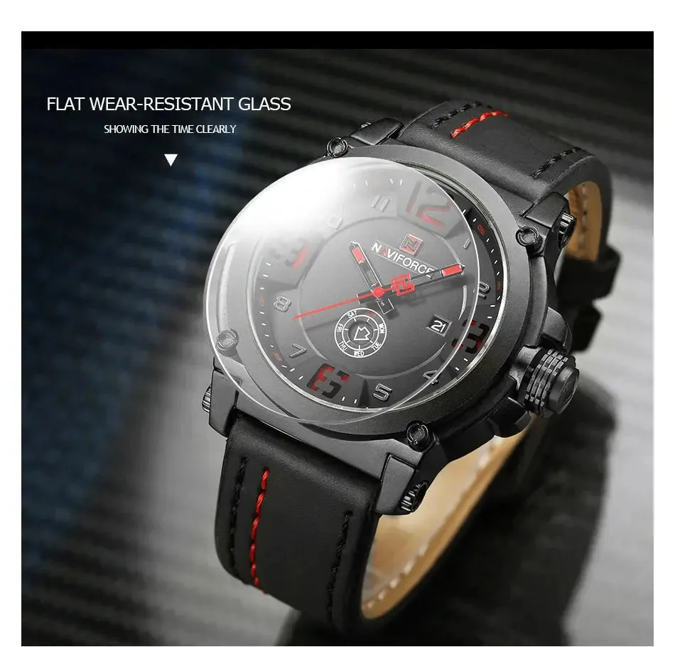 NAVIFORCE Men's Luxury Quartz Sports Watch