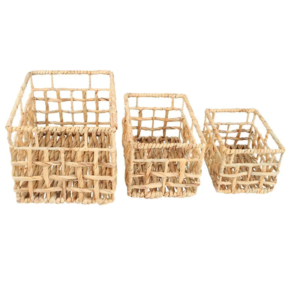 Newport Medium Rectangular Hyacinth Storage Basket