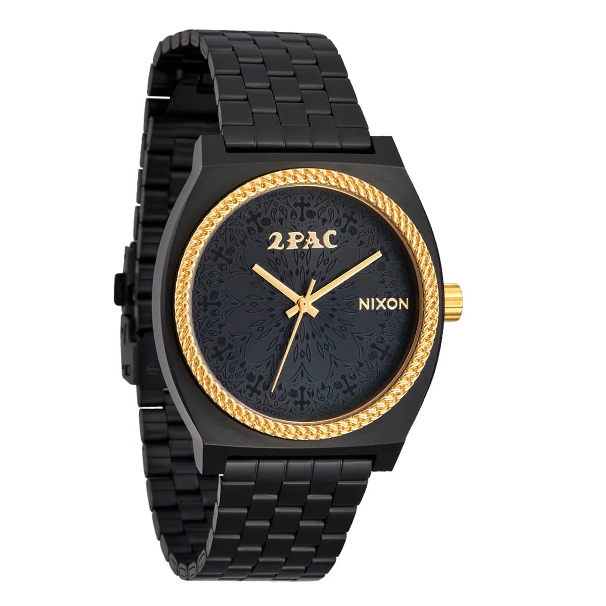 Nixon - 2PAC Time Teller Watch Black/Gold