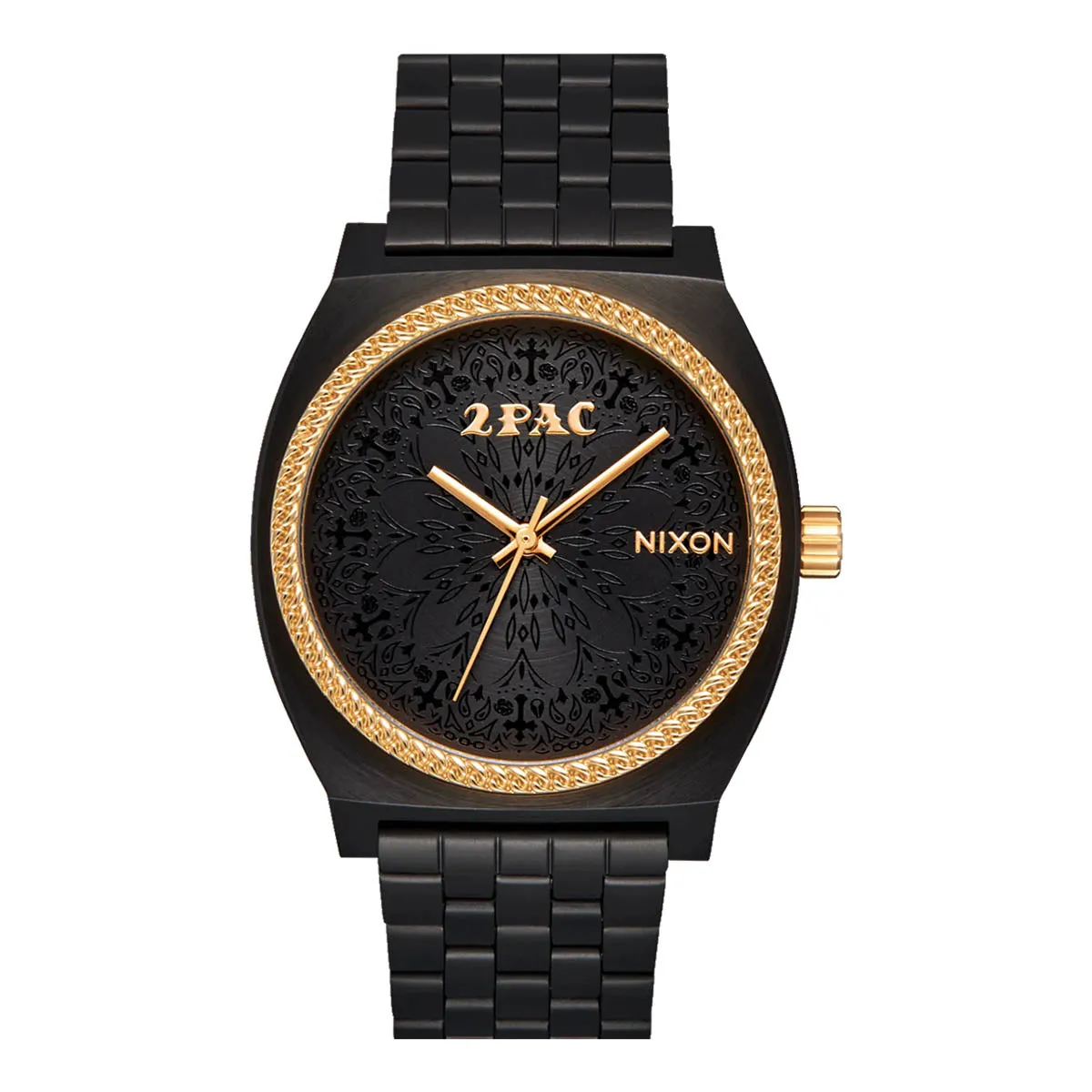 Nixon - 2PAC Time Teller Watch Black/Gold