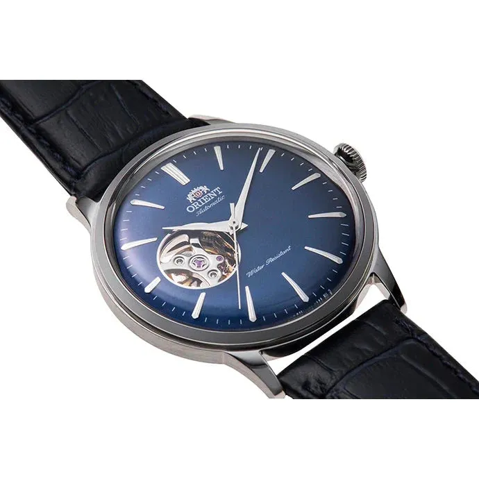 Orient Bambino Open Heart Men's Blue Watch RA-AG0005L30B