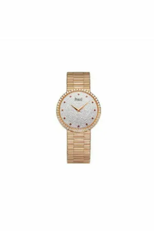 piaget traditional 18kt rose gold 34mm ladies watch