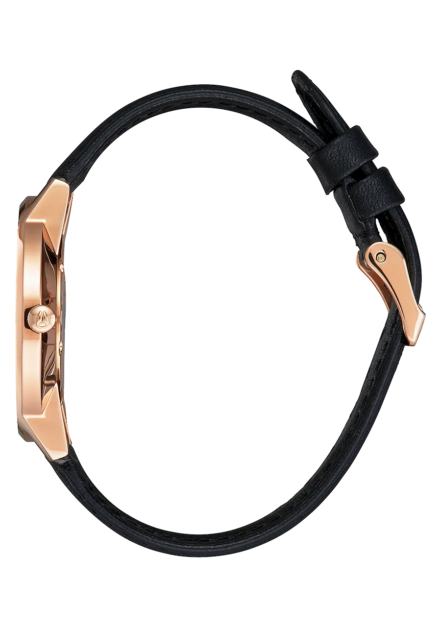 Porter Leather - Rose Gold / Black