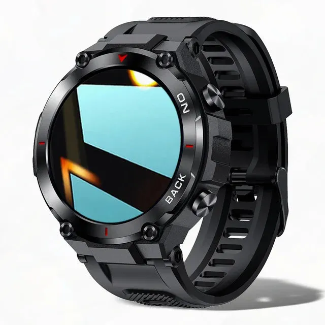 "2023 Tactical Military 5 ATM Smart Watch: The Ultimate Fitness Companion for Every Adventure"