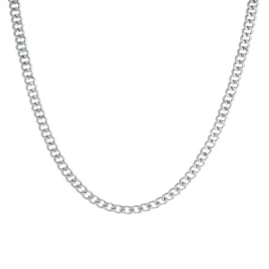 Reinforcements Stainless Steel 24" Cuban Chain Necklace for Men