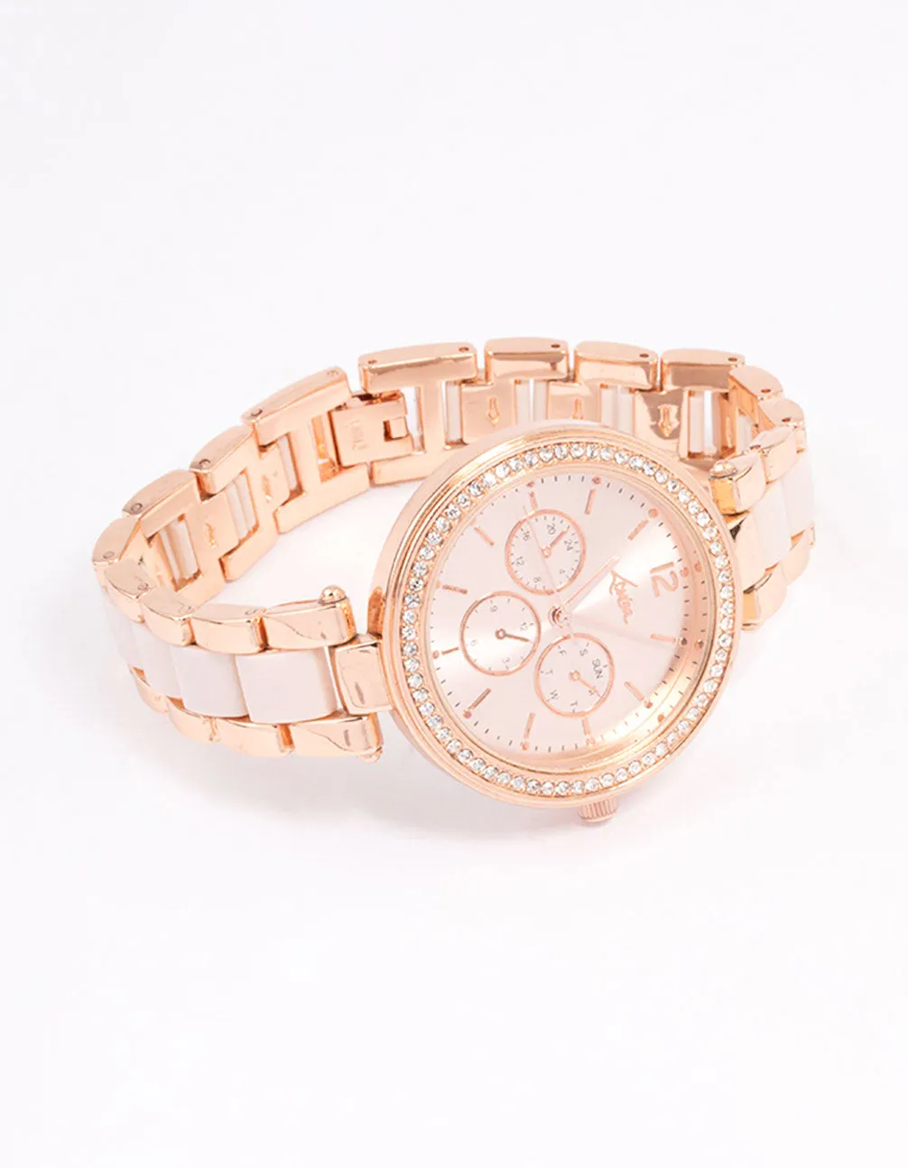 Rose Gold Two-Toned Oyster Watch