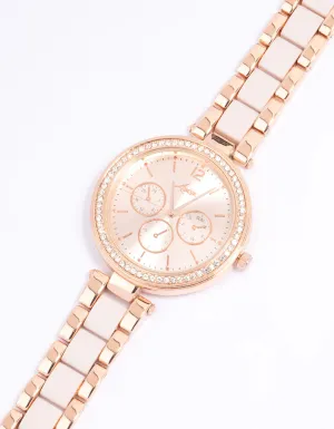 Rose Gold Two-Toned Oyster Watch