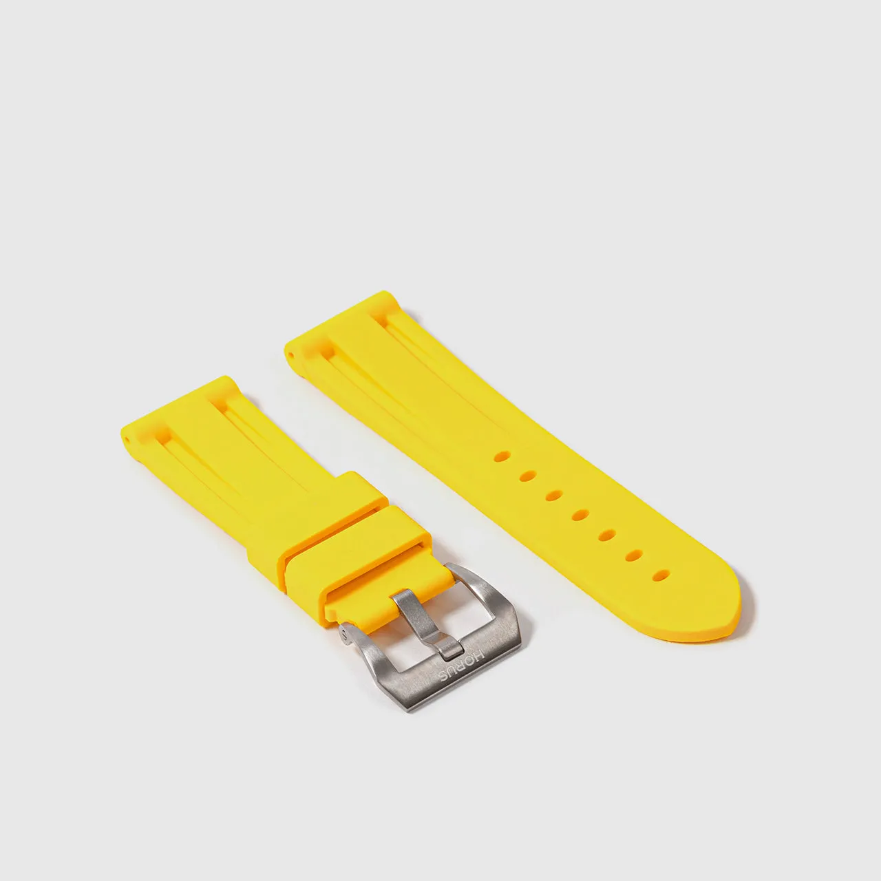 Rubber Strap for Panerai Luminor - Sunshine Yellow