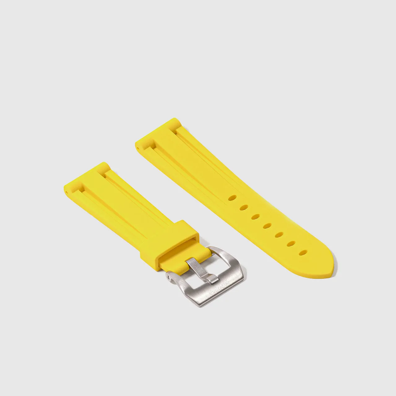 Rubber Strap for Panerai Luminor - Sunshine Yellow