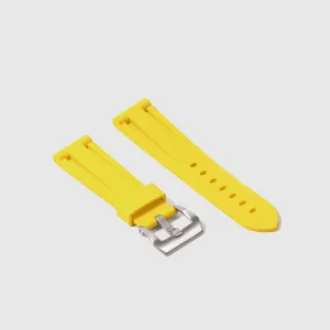 Rubber Strap for Panerai Luminor - Sunshine Yellow