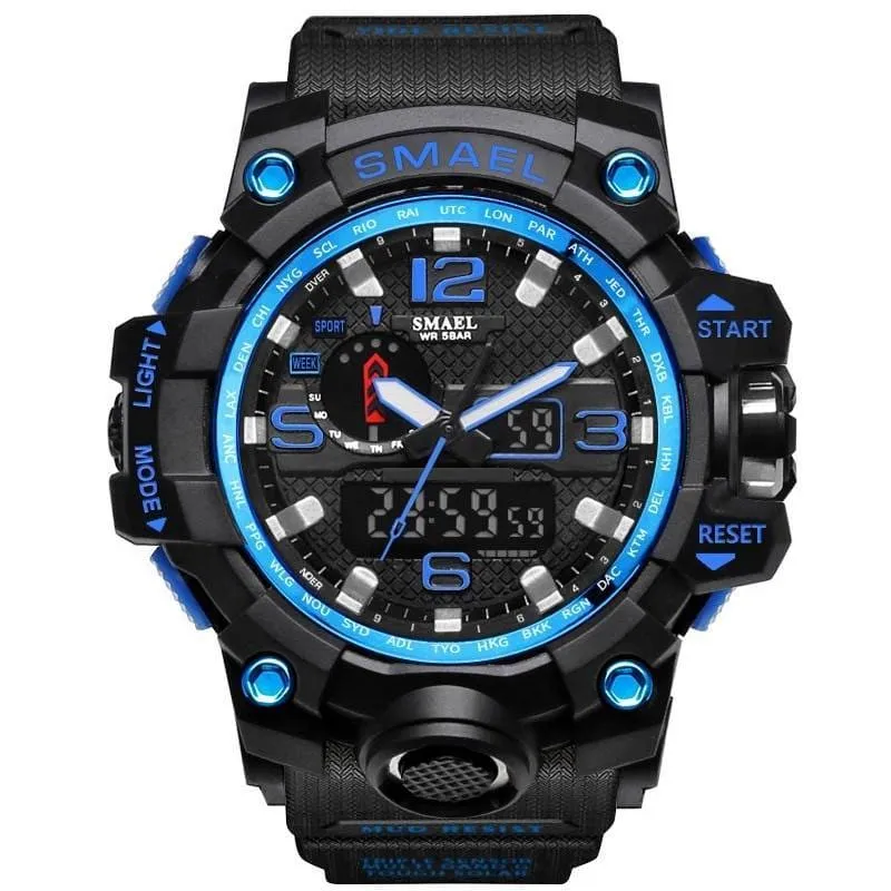 Rugged Sports Watches for Men with Digital and Analogue Display