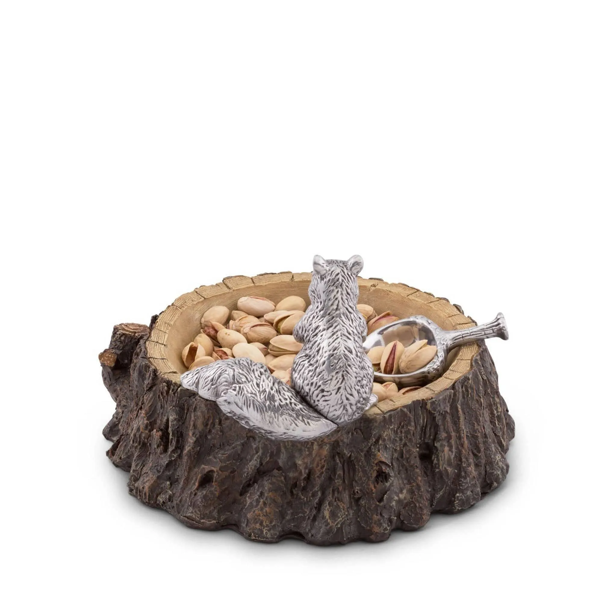 Standing Squirrel Nut Bowl