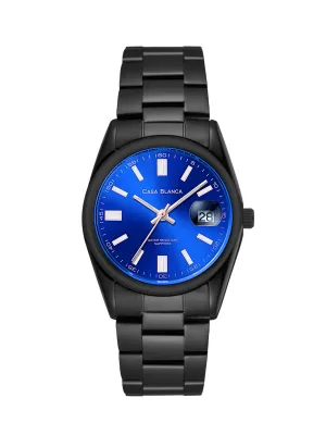 Statement Blue Black Watch | Link Strap