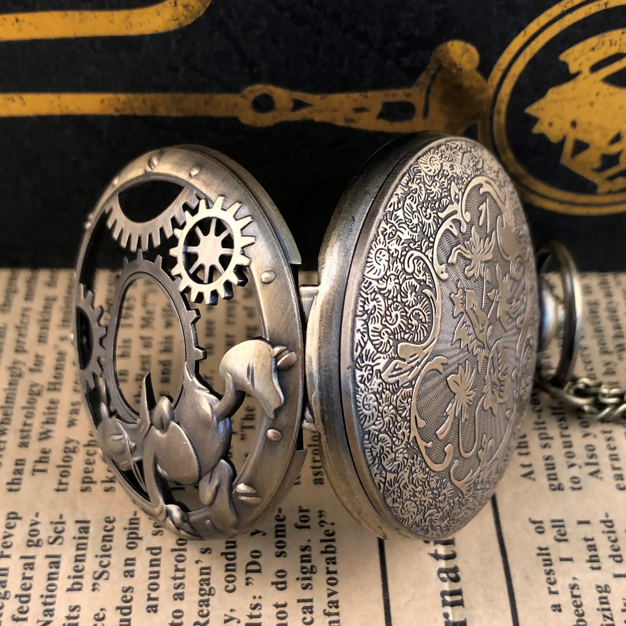 Steampunk Donald Duck Pocket Watch