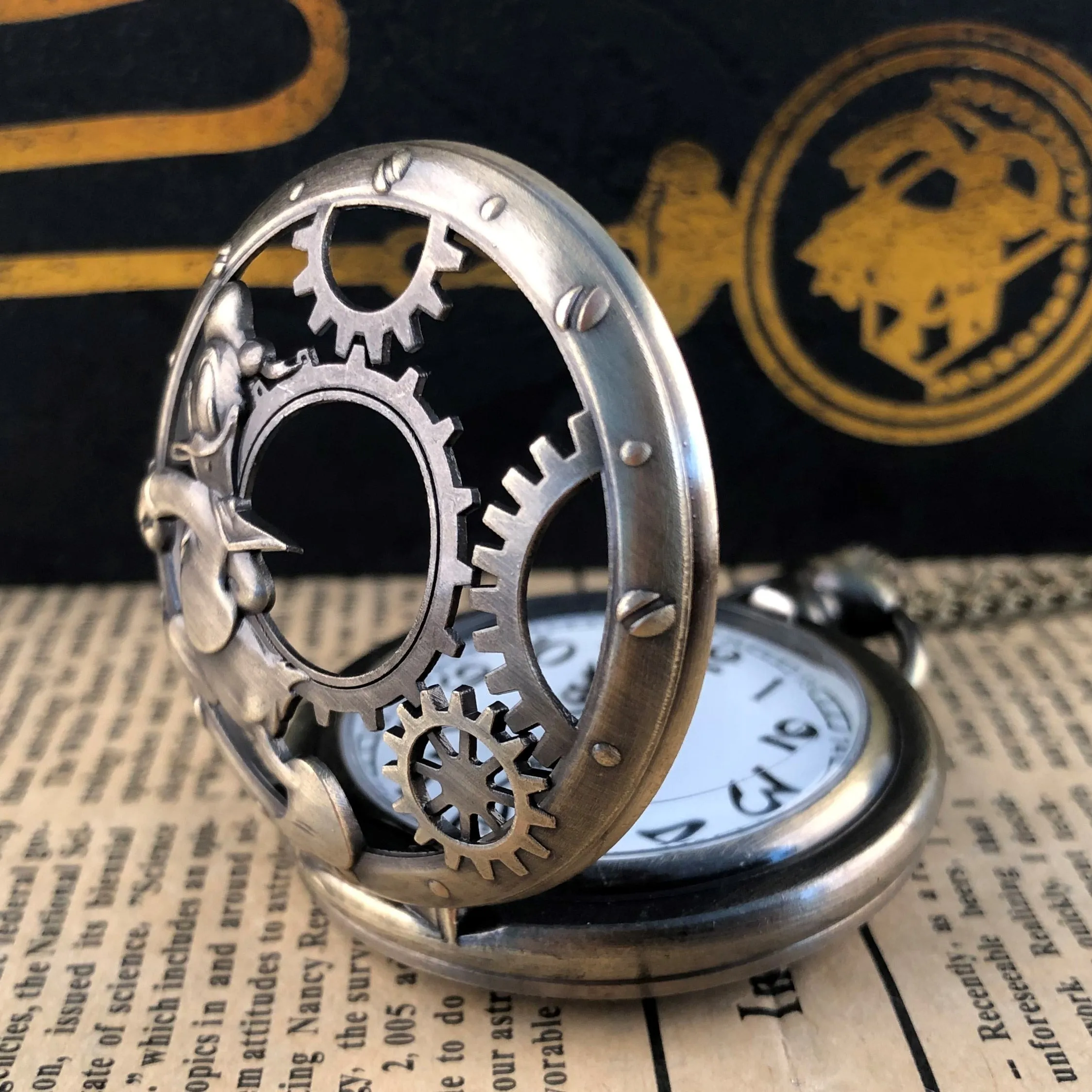 Steampunk Donald Duck Pocket Watch